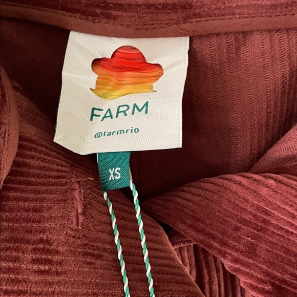 FARM Rio Rust Corduroy Flare Pants - Picture 10 of 10